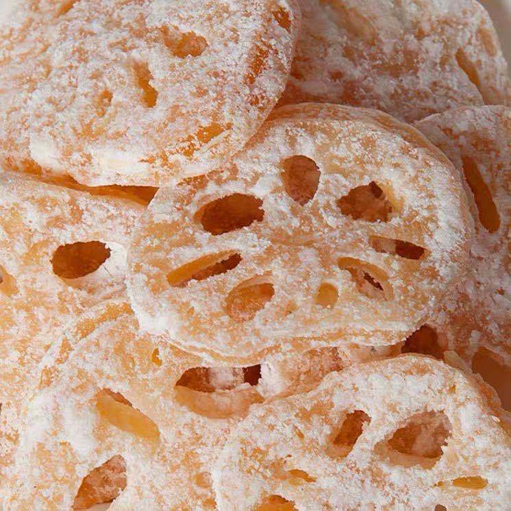 冰糖莲藕片莲藕糖潮汕特产结婚喜糖蜜饯零食蔬菜果干冰糖莲藕片500g