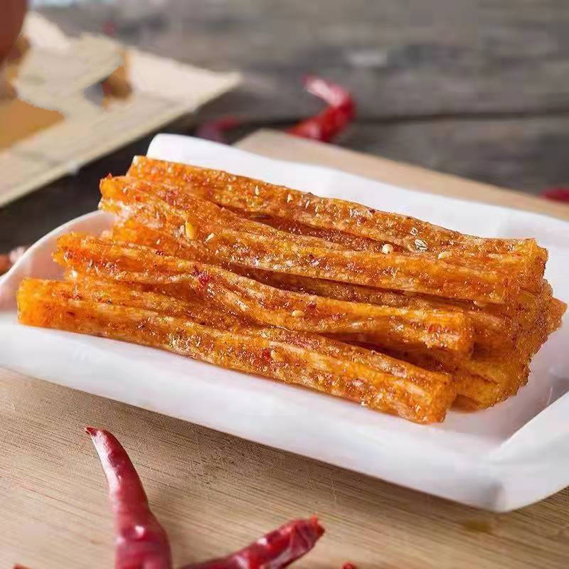 后儿时怀旧小零食回忆麻辣重庆90后辣翻天湖南特产 翻天薯条(50包)