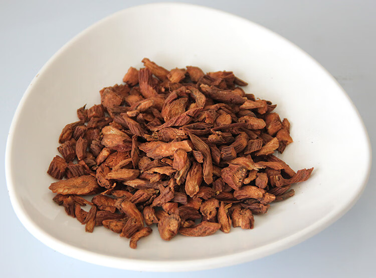 正宗山东莱芜白花丹参茶中药材丹参片粉胜紫丹参茶白花丹参根熟片茶