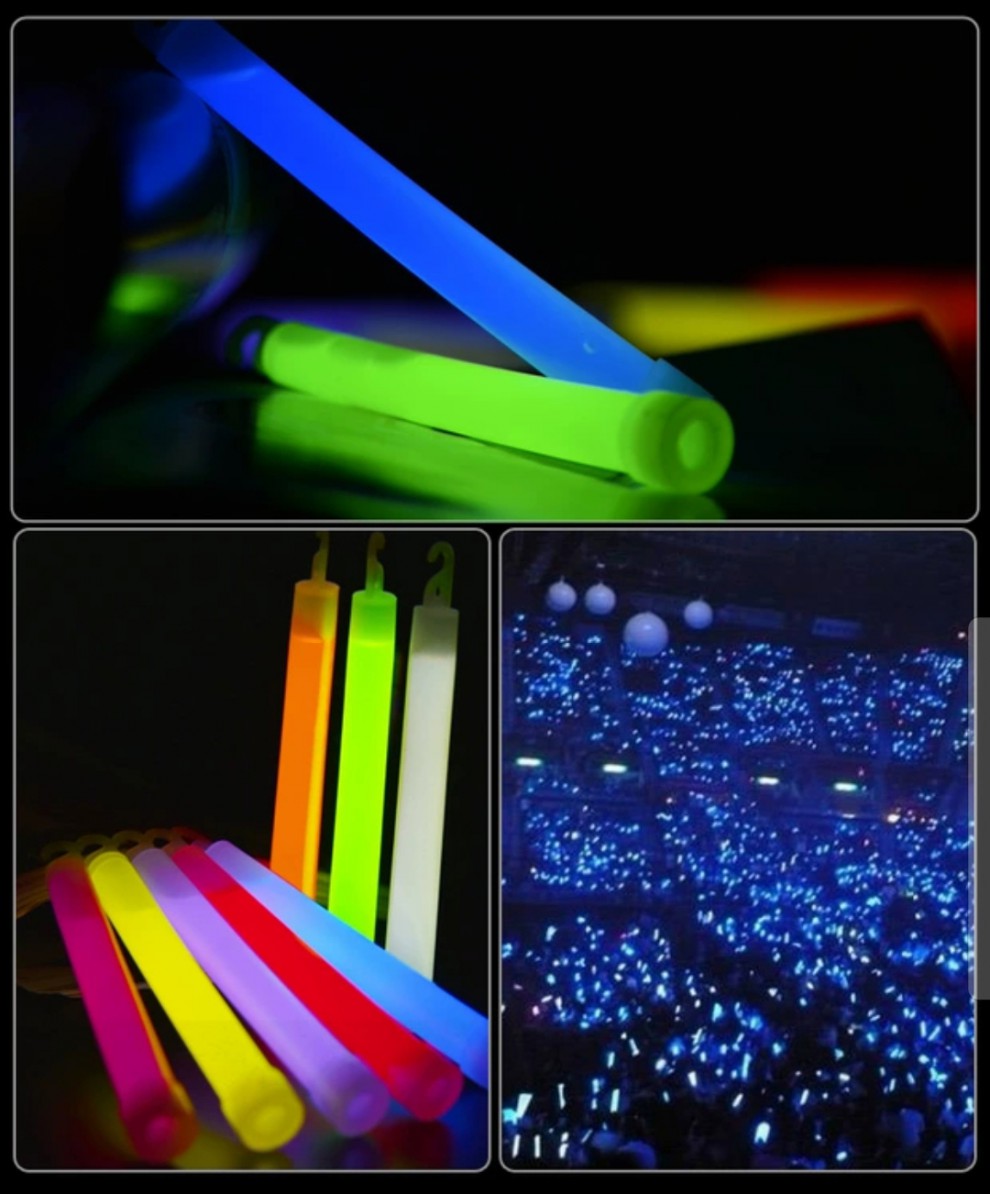荧光棒野外荧光棒户外超亮持久照明棒钓鱼露营探洞夜光生存战术大号