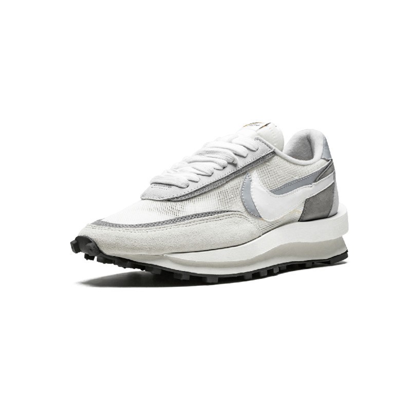 nike耐克新款男女鞋sacaixldvwaffle联名解构跑步鞋bv0073101结构纯白