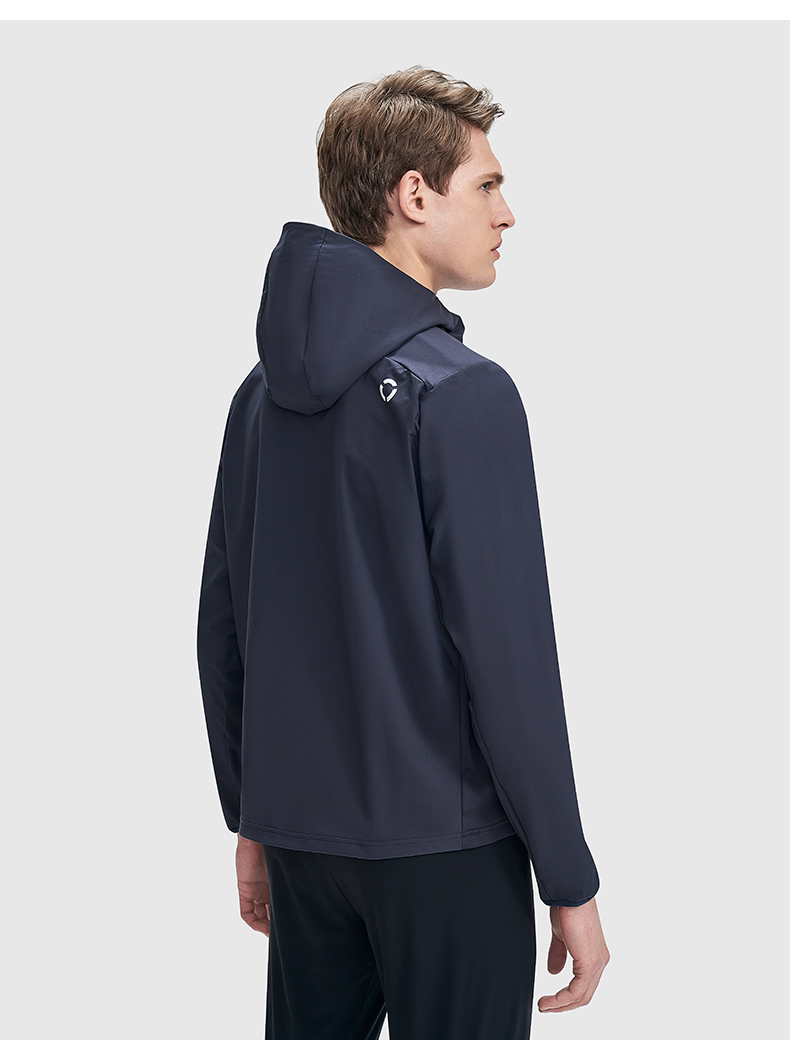 descente迪桑特铁人三项男子梭织运动外套d1211njk10黑色bkl17596a