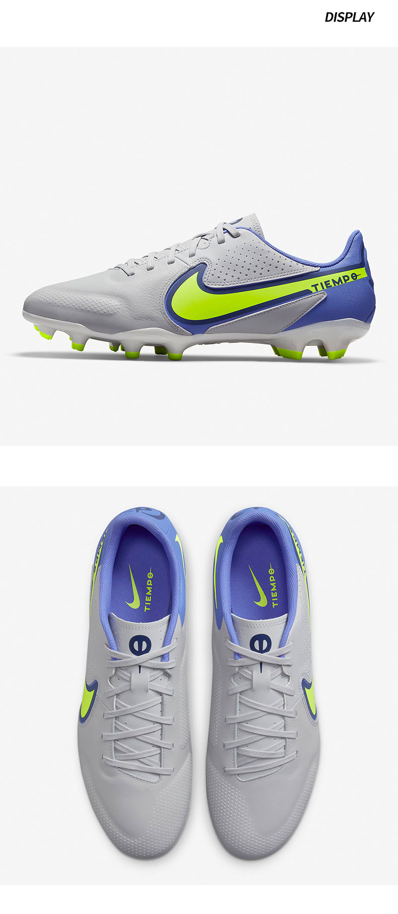 nike/耐克男鞋低帮传奇9男子实战训练耐磨足球鞋 da1174-075 42.