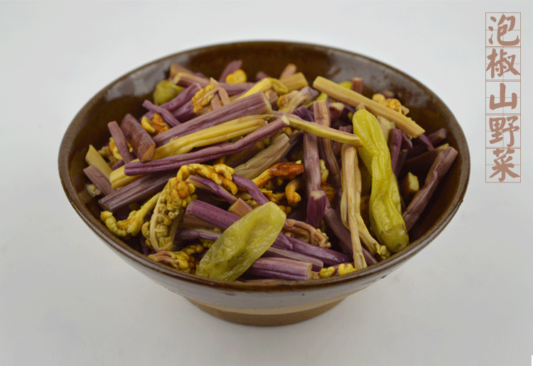 兴力泡椒山野菜 腌制新鲜蕨菜下酒菜凉拌清炒泡椒蕨菜10袋装
