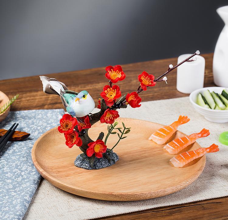 2022新款酒店餐饮盘饰点缀装饰摆件酒店餐厅刺身拼盘菜品盘饰摆盘装饰