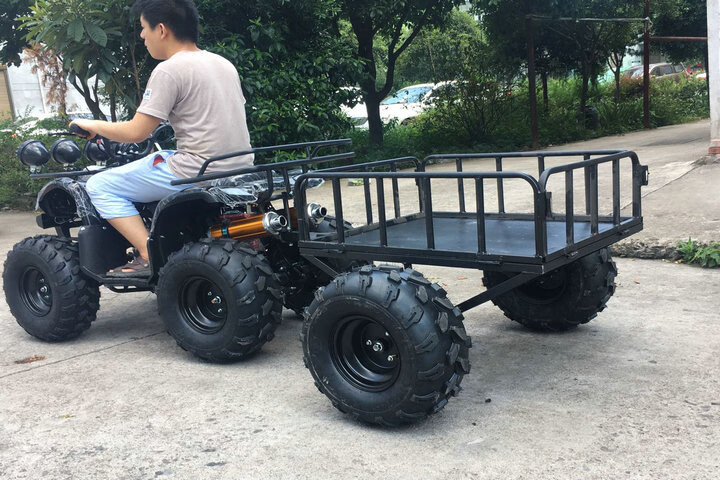 沙滩车四轮摩托车越野大型成人大小公牛带斗全地形卡丁车山地车农夫车