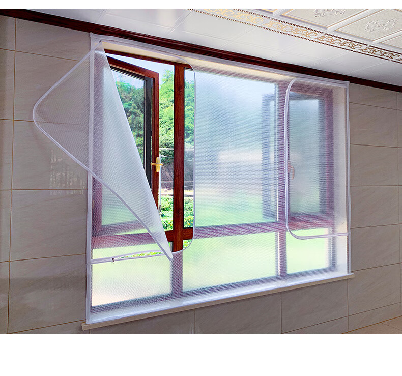 窗户防风膜窗户挡风神器冬季密封保暖窗帘双层加厚保温膜卧室防风防寒