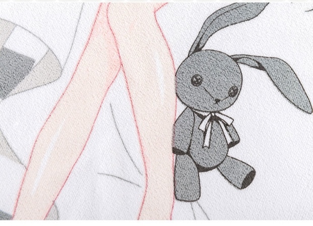 新升级款绅士毛巾遇热变色毛巾动漫二次元绅士感温面巾缘之空穹妹