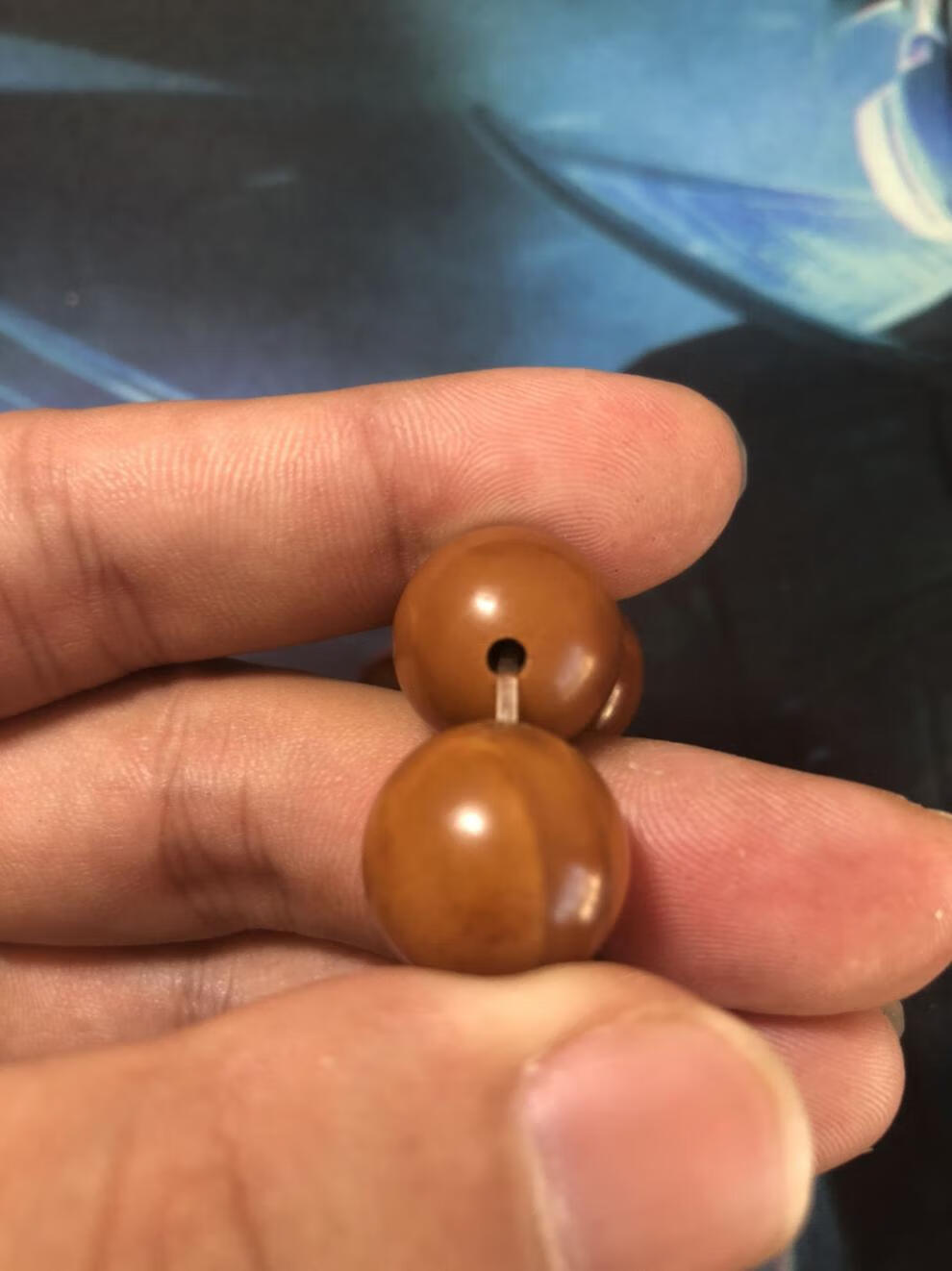 时尚配饰橄榄核铁核正圆光珠手串颜色红润百年铁树橄榄核生日礼物节日