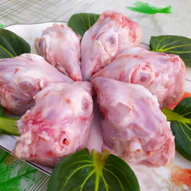 新鲜兔头生鲜兔子头 麻辣兔头现杀冷冻真空包装 10个 小兔头100个