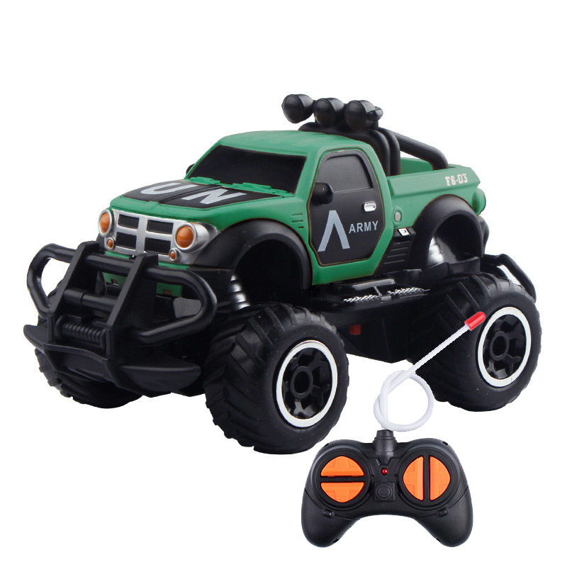 玩具汽车成人解压急速迷你赛车四通遥控越野车鳄鱼棕灰色基础版车一盒