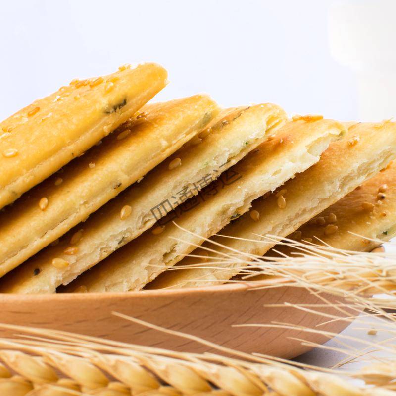 咸味千层香葱味发酵饼干5斤装办公室休闲零食千层脆咸味千层饼干1斤