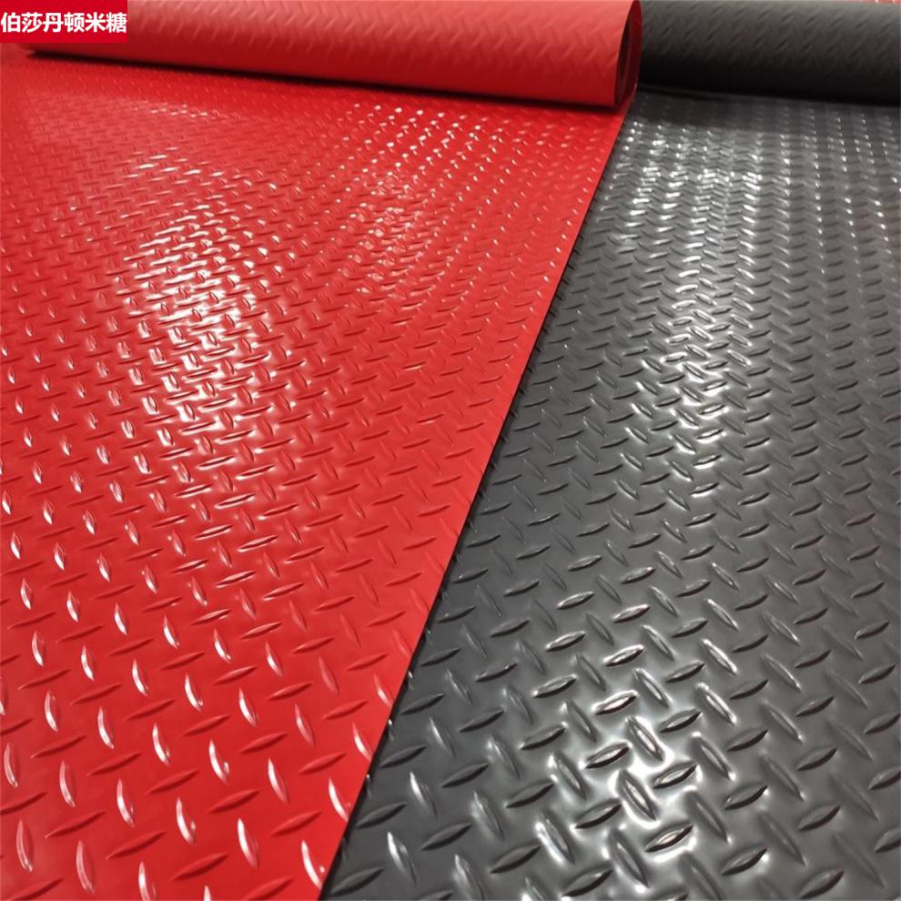 橡胶地板室内橡胶地板加厚木纹牛津地垫防水地板橡胶塑料防滑垫浴室