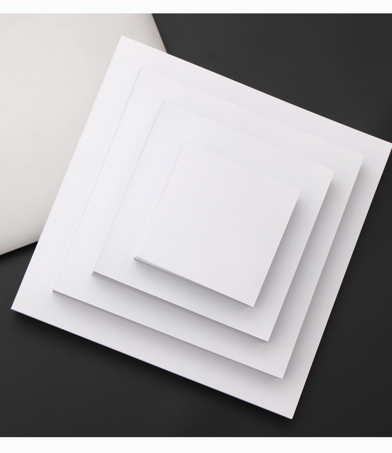 正方形白卡纸手工硬卡纸厚1010cm2020cm白色卡纸儿童画画纸1515厘米