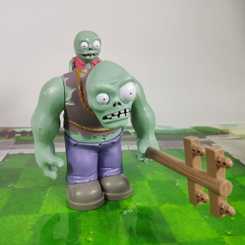 新款植物大战僵尸玩具海盗巨人僵尸可弹射僵尸博士僵王深海巨人2礼品