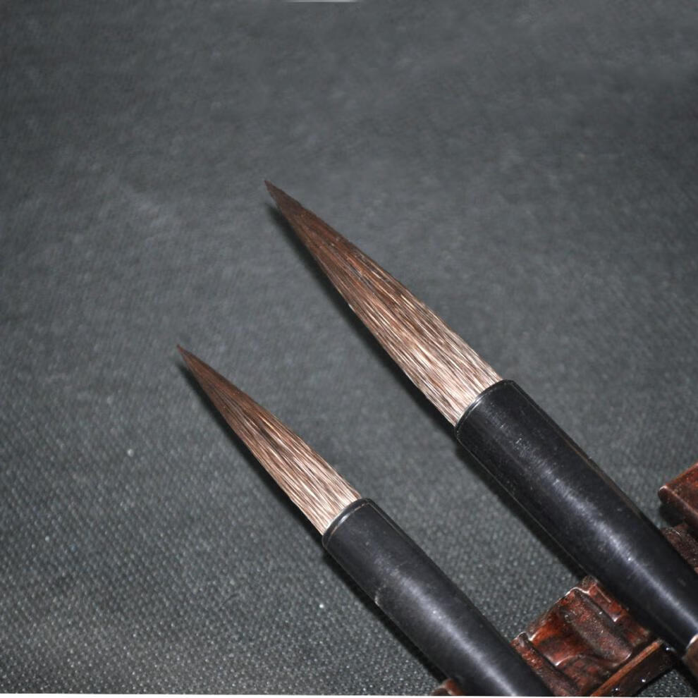 周虎臣鼠须毛笔毛笔套装大楷初学者行书草书篆书楷书法国画对联笔鼠毫