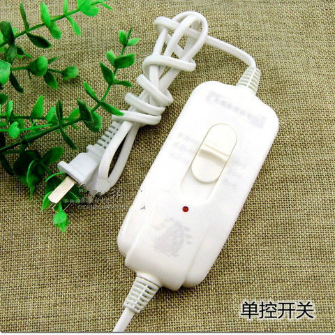 适用彩虹电热毯开关控制器配件彩虹单人双人电褥子毯子调温开关线温控