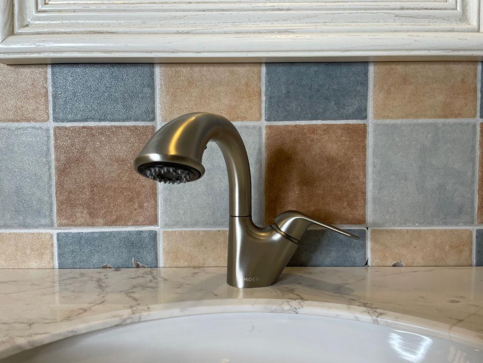 摩恩抽拉铜体洗脸面盆净铅冷热水龙头8912291035官方同款如需安装视频