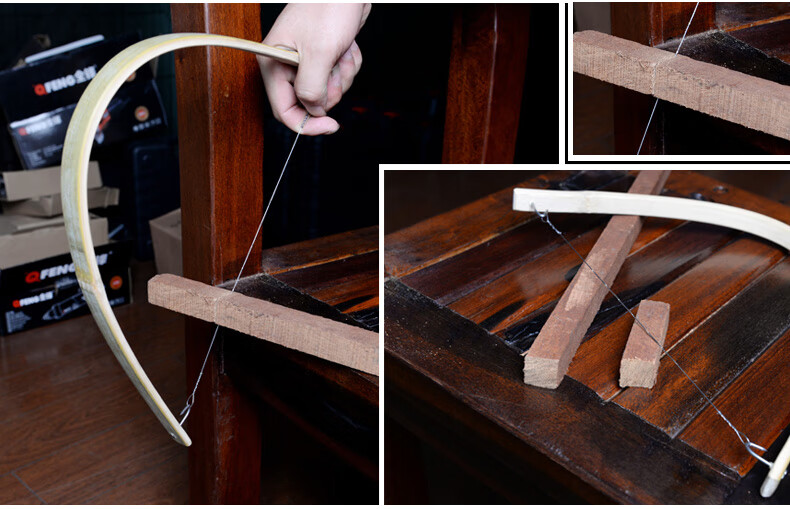 拉花锯线锯钢丝锯木雕竹弓锯木工锯手工锯u型钢丝曲线锯小手锯 竹弓锯