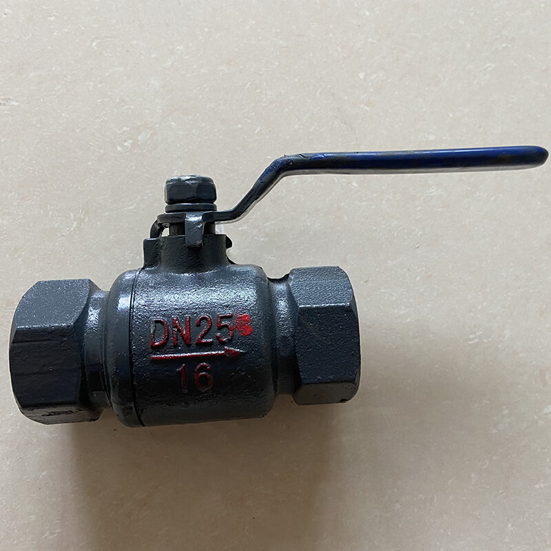 一体式内螺纹丝扣高温球阀直通式铸铁蒸汽阀锅炉导热油用dn154分g12