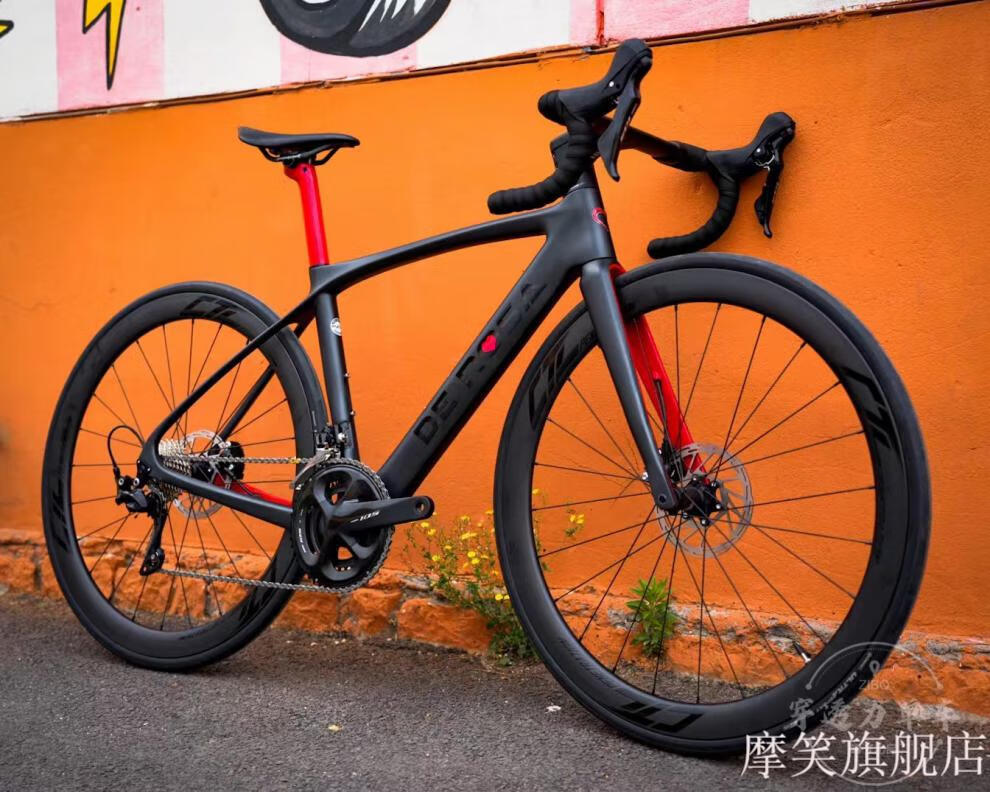 德罗莎公路车意大利德罗莎derosa idol碳纤维公路车 全隐藏式内走线