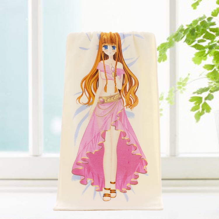 炫丰遇水变色毛巾 绅士毛巾美女加热褪色消失宅男二次元遇水变色毛巾