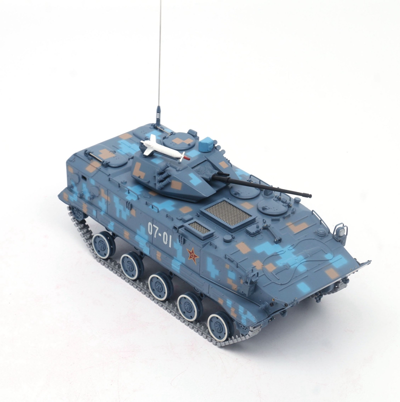 1:30 zbd-03伞兵战车空降兵步战车装甲战车合金静态仿真模型 带底座
