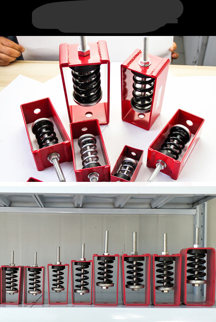 阻尼风机弹簧减震器吊装吊式中央空调音响盘管设备吊装减振器吊架xhs