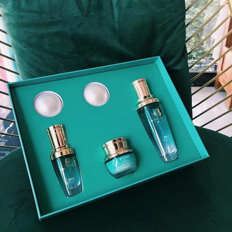 【官方旗舰】斑清宝美淡白四件套 实体微商同款小绿瓶美套美提亮斑清