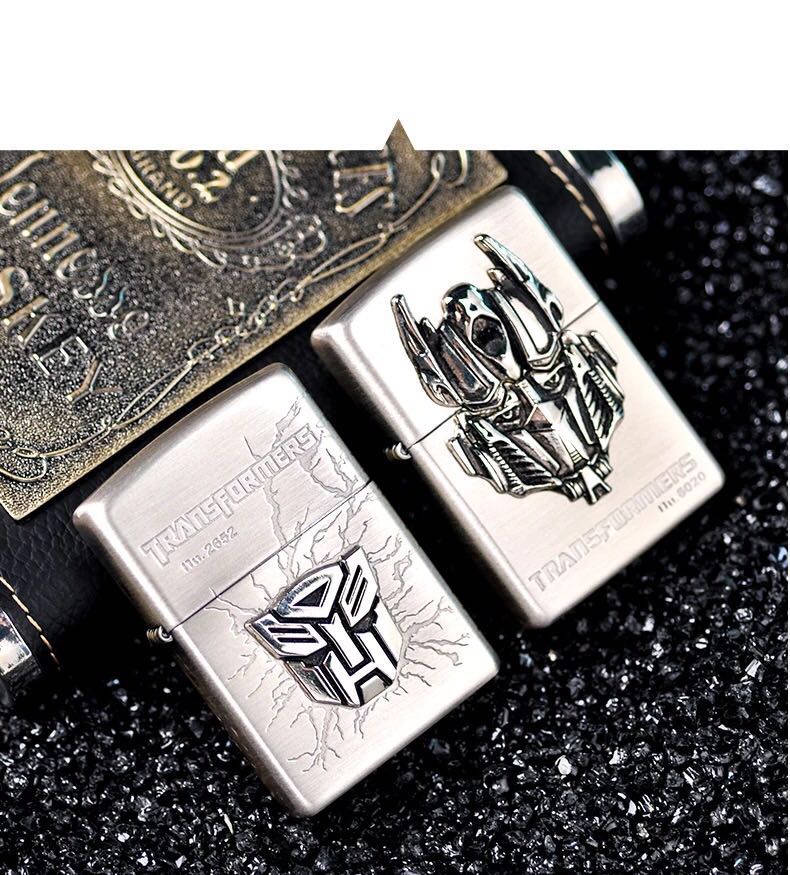 打火机zippo变形金刚送男友收藏级男士煤油火机zppo 大黄蜂((套装))