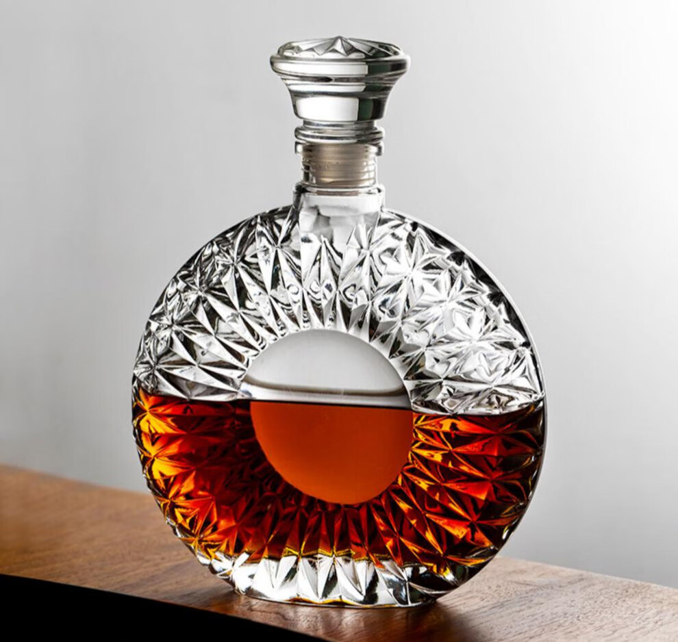 白酒瓶空瓶创意玻璃酒瓶空瓶密封威士忌酒樽家用一斤装洋酒瓶白酒红