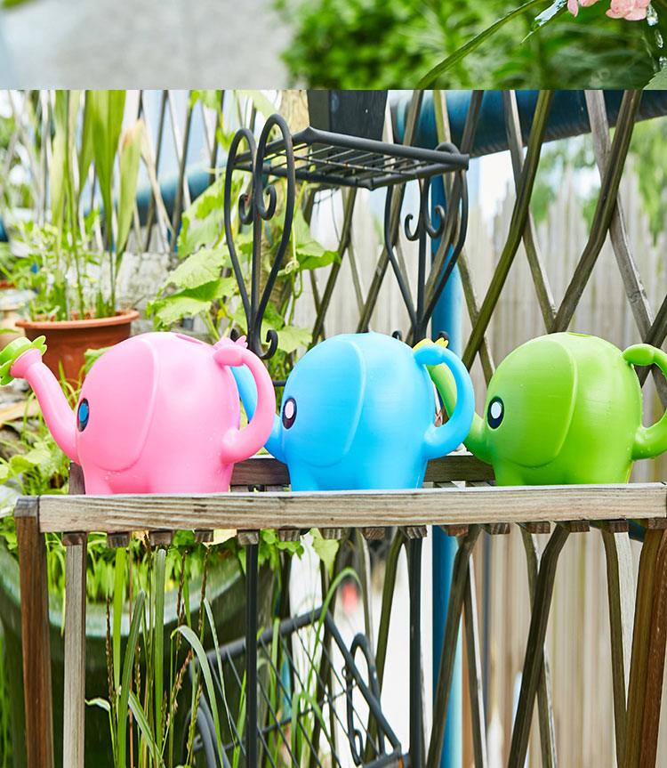 洒水壶塑料儿童卡通浇花浇水壶家用洗澡玩具幼儿园花洒喷壶15l绿色