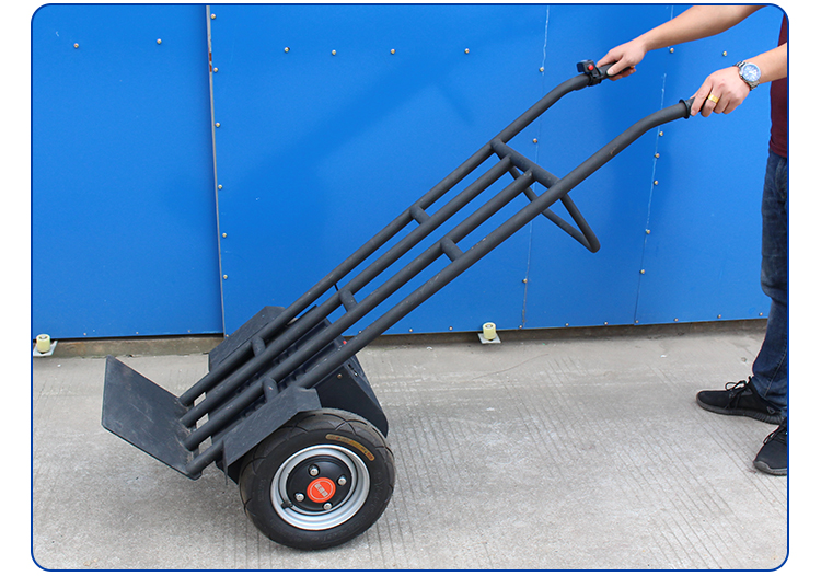 电动搬运车老虎车两轮电动拉包车充气轮载重王电动手推车拉货车 电动