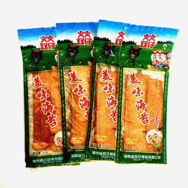 海苔王 23g/包 多规格 双仔美味海苔 麻辣片 辣条 海苔 休闲经典 怀旧