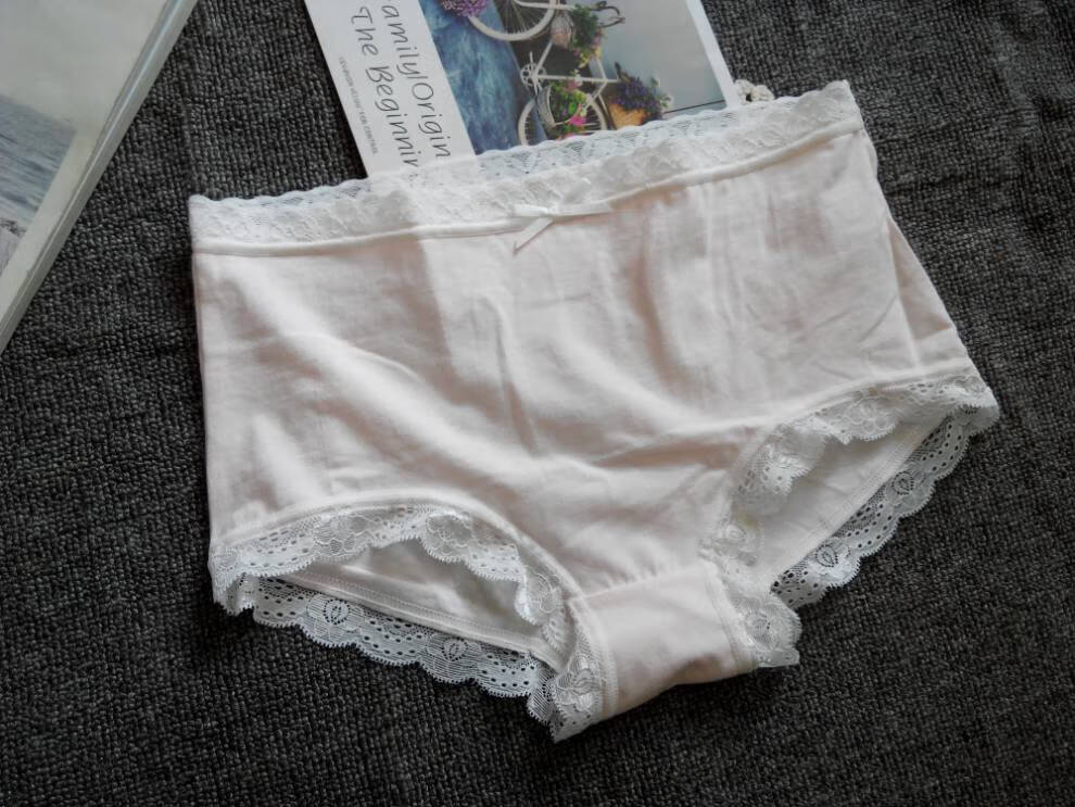 全棉质女士舒适女式少女底裤衩女学生短裤头图中浅黄浅粉4l160200斤