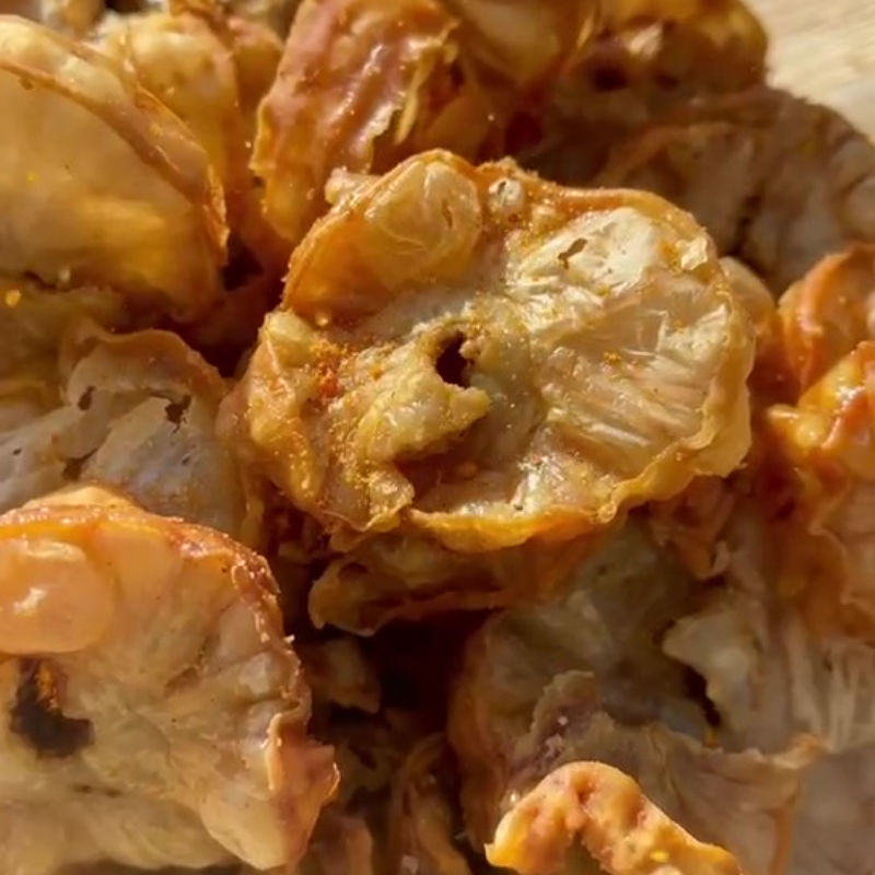 鸡冠油花油渣猪油渣油梭子花脂渣地区特产 油梭子250克 椒盐粉【图片