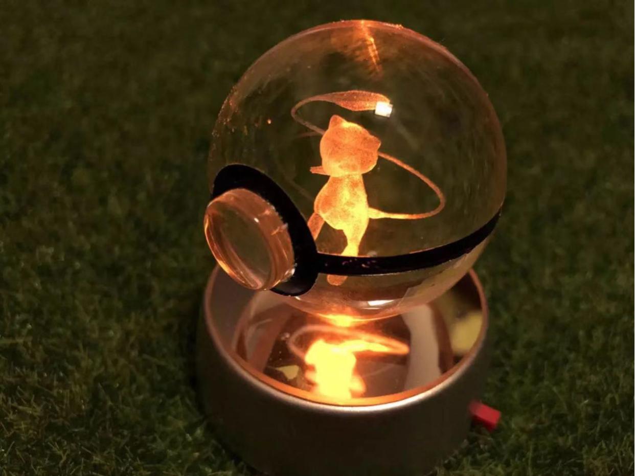 神奇3d立体水晶球宠物精灵球口袋妖怪超梦梦幻宝可梦男孩玩具流彗耿鬼