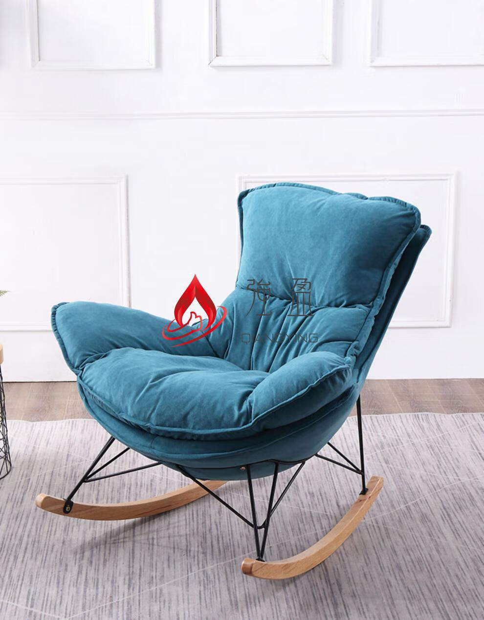 的躺椅 老爷椅 腾椅 家用 真藤北欧网红摇椅躺椅大人阳台客厅懒人沙发