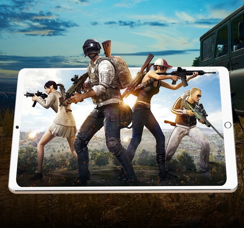 1英寸通4g安卓平板手机通话大屏娱乐吃鸡平板十核8g游戏平 富贵银64g