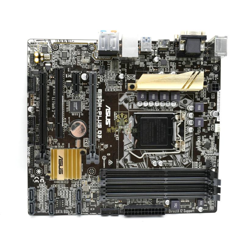 华硕h110m-d d3/c/a/k/h170/b150-plus d3/m2 pci主板1151针 紫色