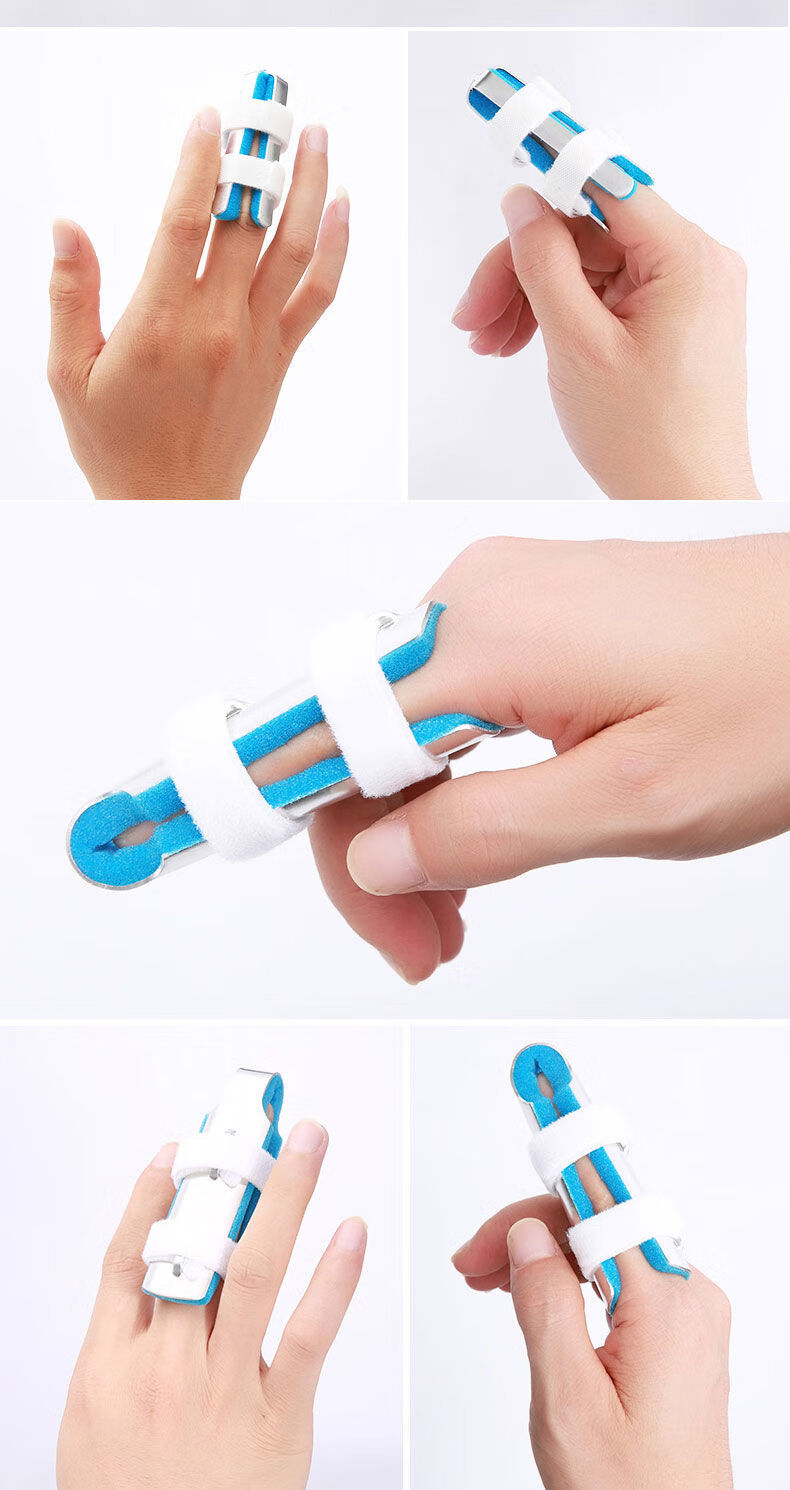 手指固定器铝合金手指固定夹板手指关节指骨康复矫形护具 普通款 s
