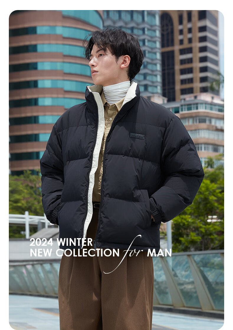 GXG Men's Lightweight down Jacket, Winter 2024 New Arrival, White, Size 180/XL 13
