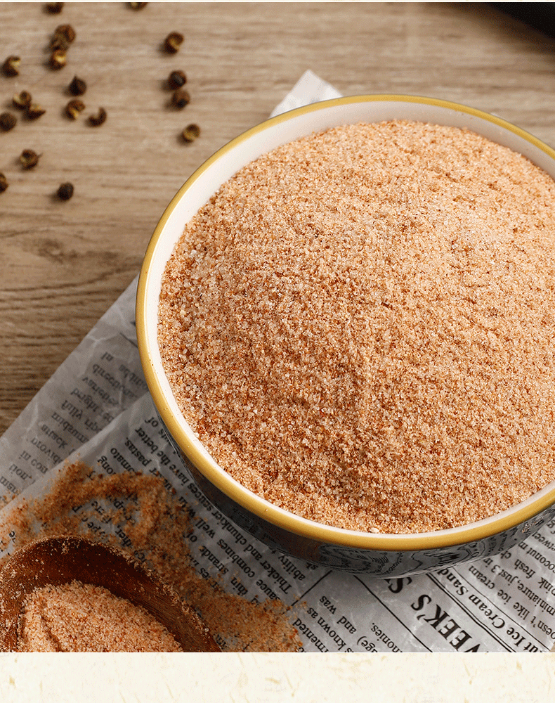 潮汕味椒盐粉北京烤鸭撒料小龙虾凉拌菜烧烤串手抓饼椒盐500g袋