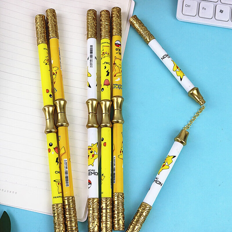双节棍金箍棒笔创意中性笔金箍棒可变双截棍水性笔双头书写玩具笔个性