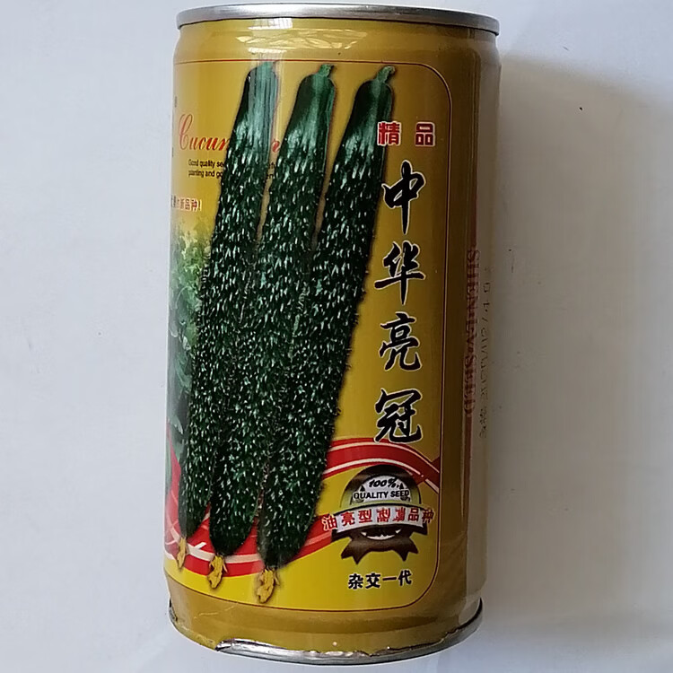 津研四号黄瓜种子高产抗病瓜条顺直大田基地用黄瓜种子津优1号40克罐