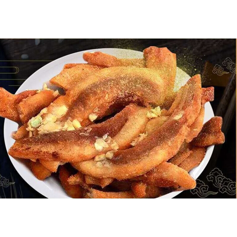 晋江猪肉粕猪油渣200g闽南猪油粕肉渣脂零食猪肉渣特产猪肉脯蒜蓉盒装