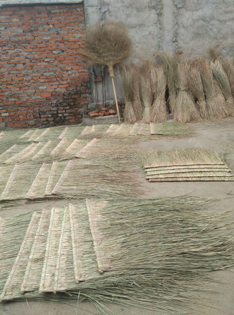 茅草屋顶毛草屋檐装饰古茅草瓦规格1米1米虎雀a