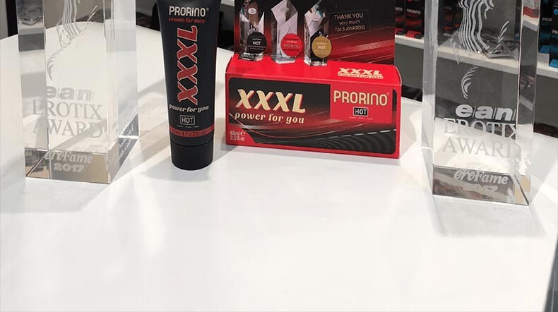 prorino德国进口hotxxxl红色加强版男性按摩膏男用短小大膏泰坦凝胶桔