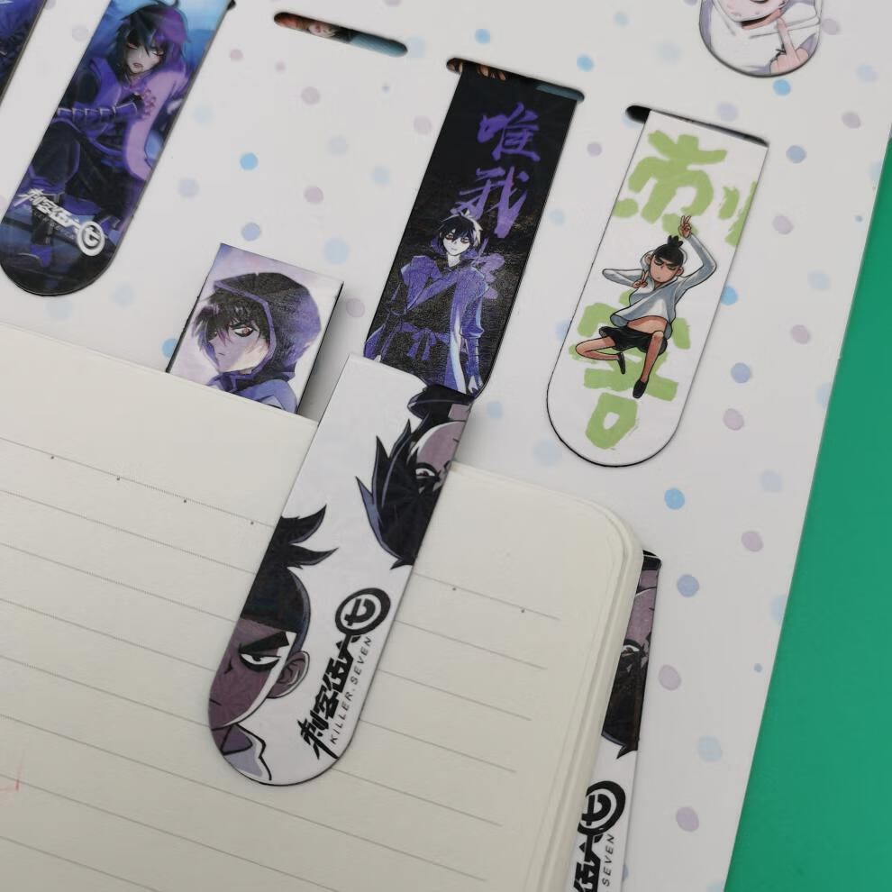 创意叶罗丽夜光磁性书签可爱卡通少女心双面磁力磁铁书夹精美女生版