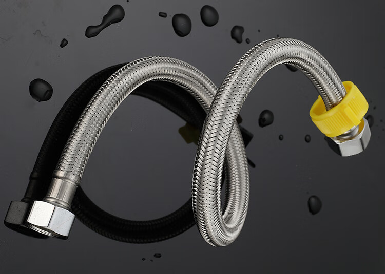 不锈钢编织软管 4分进水管 马桶热水器龙头冷热高压爆 80cm